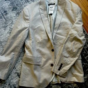 International Concepts (INC) tan linen men’s suit jacket